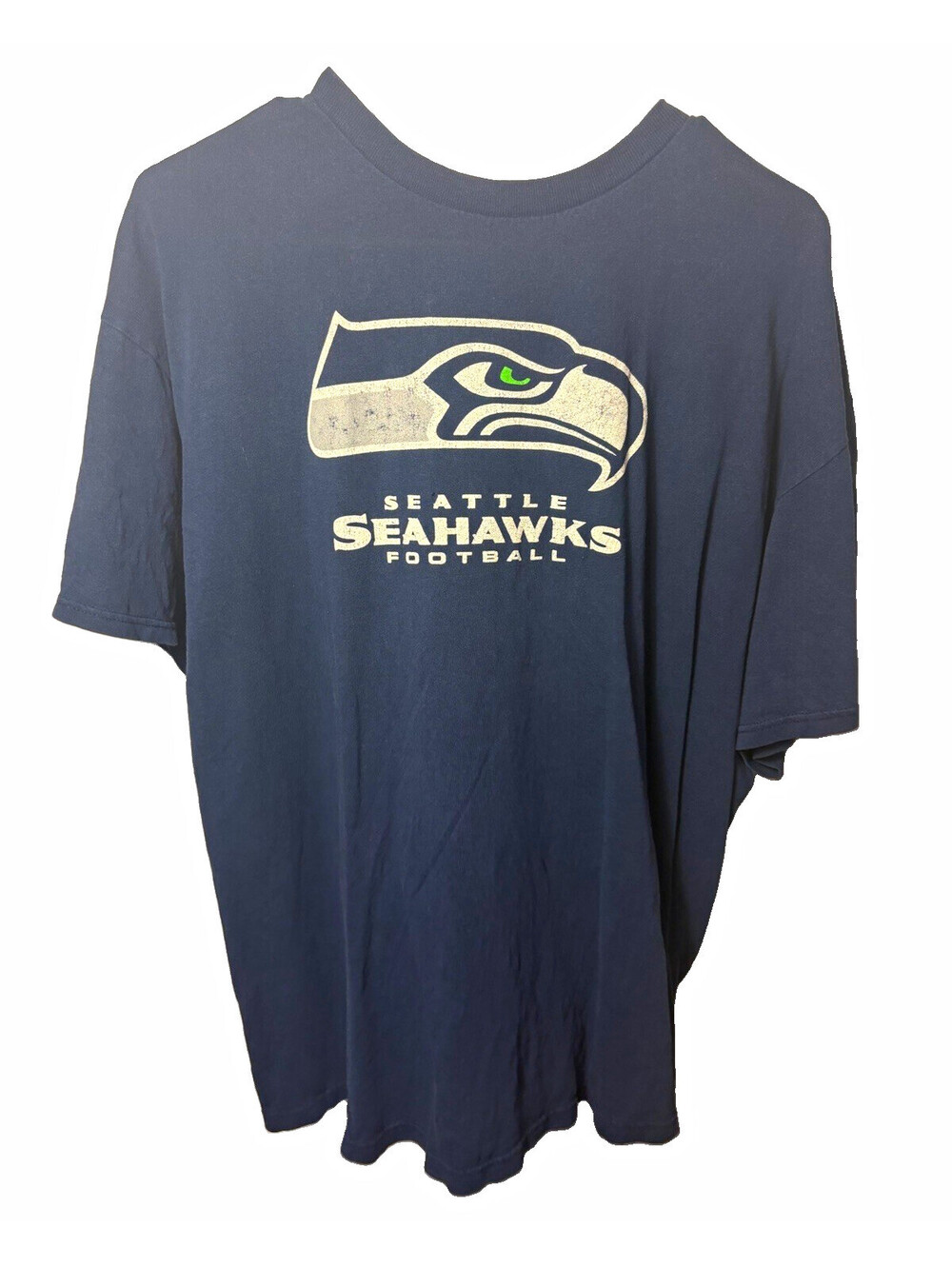 Seattle Seahawks Football T-Shirt Men’s XL Navy Logo Graphic Tee